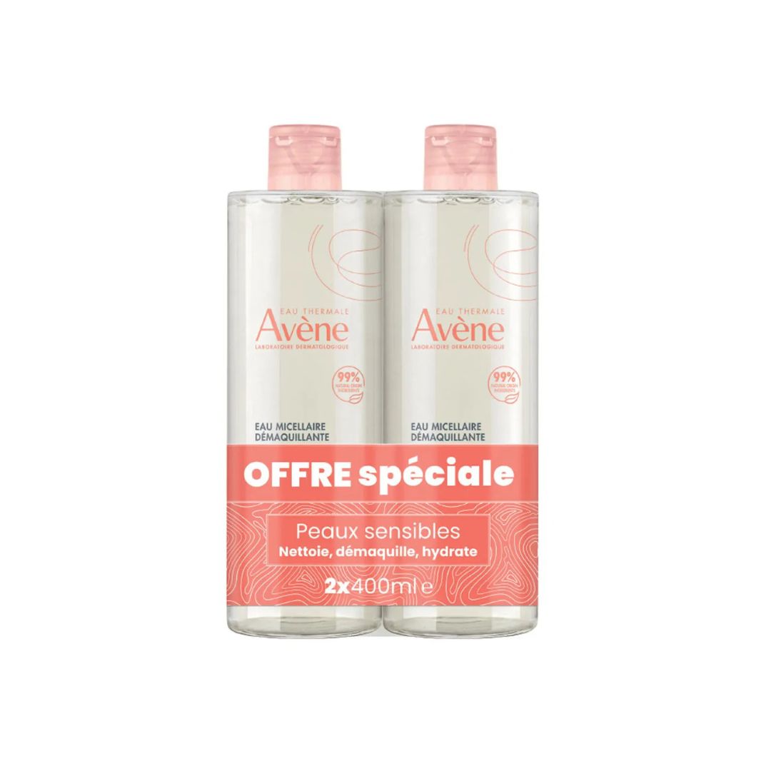 image AVÈNE LOTION MICELLAIRE TOUTES PEAUX SENSIBLES 2X400ML