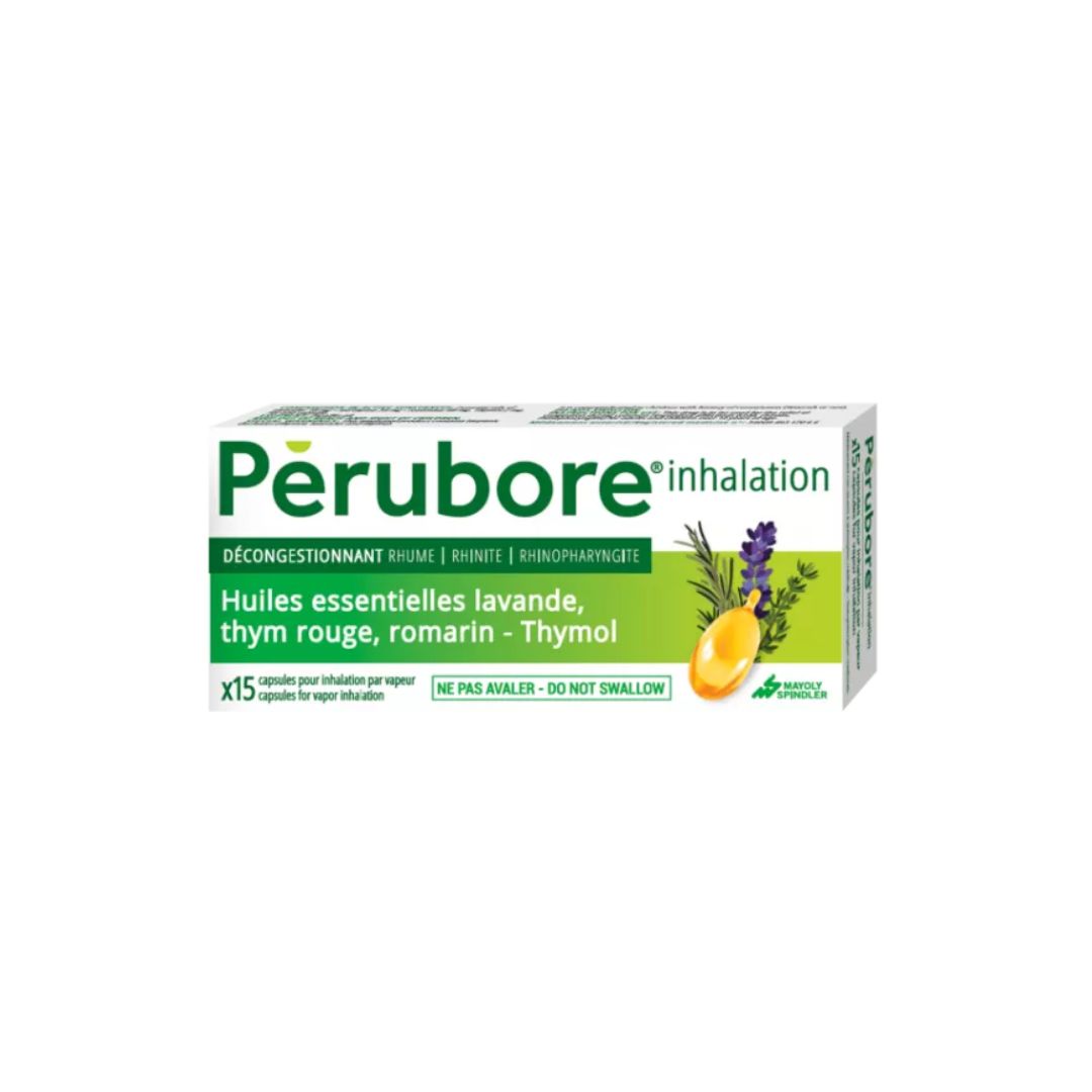 image Perubore Inhalation Rhume 15 Capsules