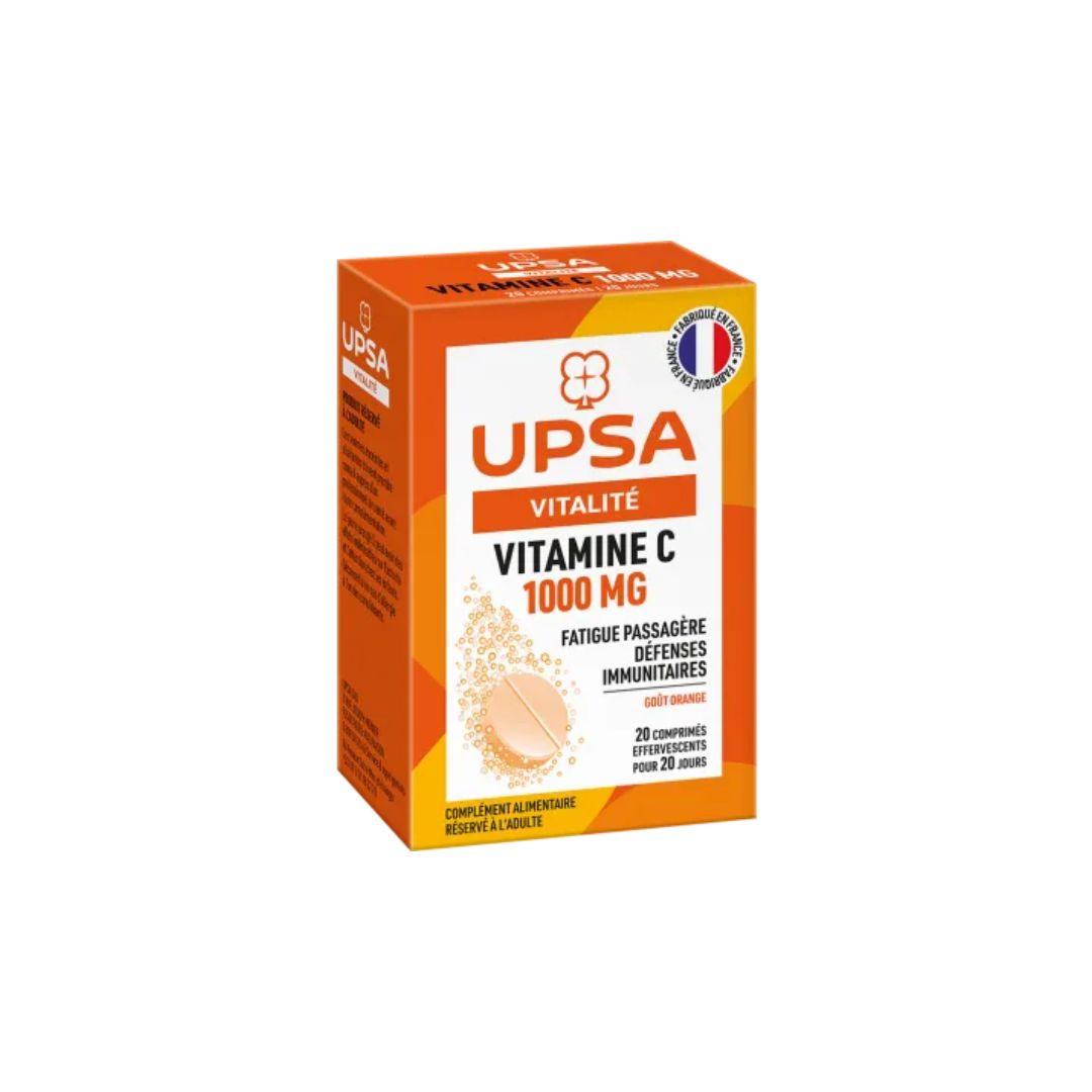 image VITAMINE C 1000MG UPSA 20 COMPRIMÉS EFFERVESCENTS